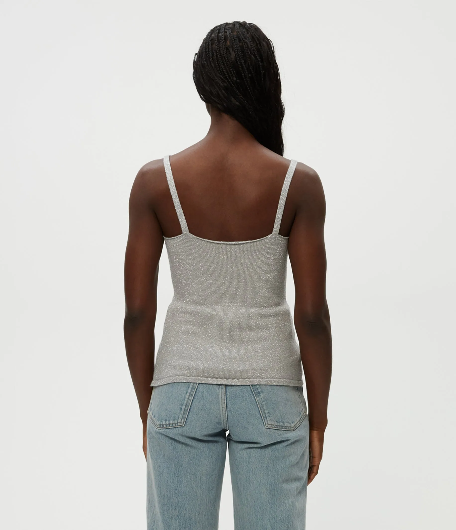 Nomi Metallic Sweater Camisole