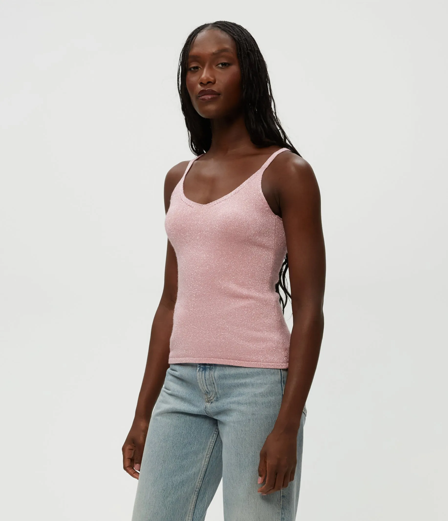 Nomi Metallic Sweater Camisole