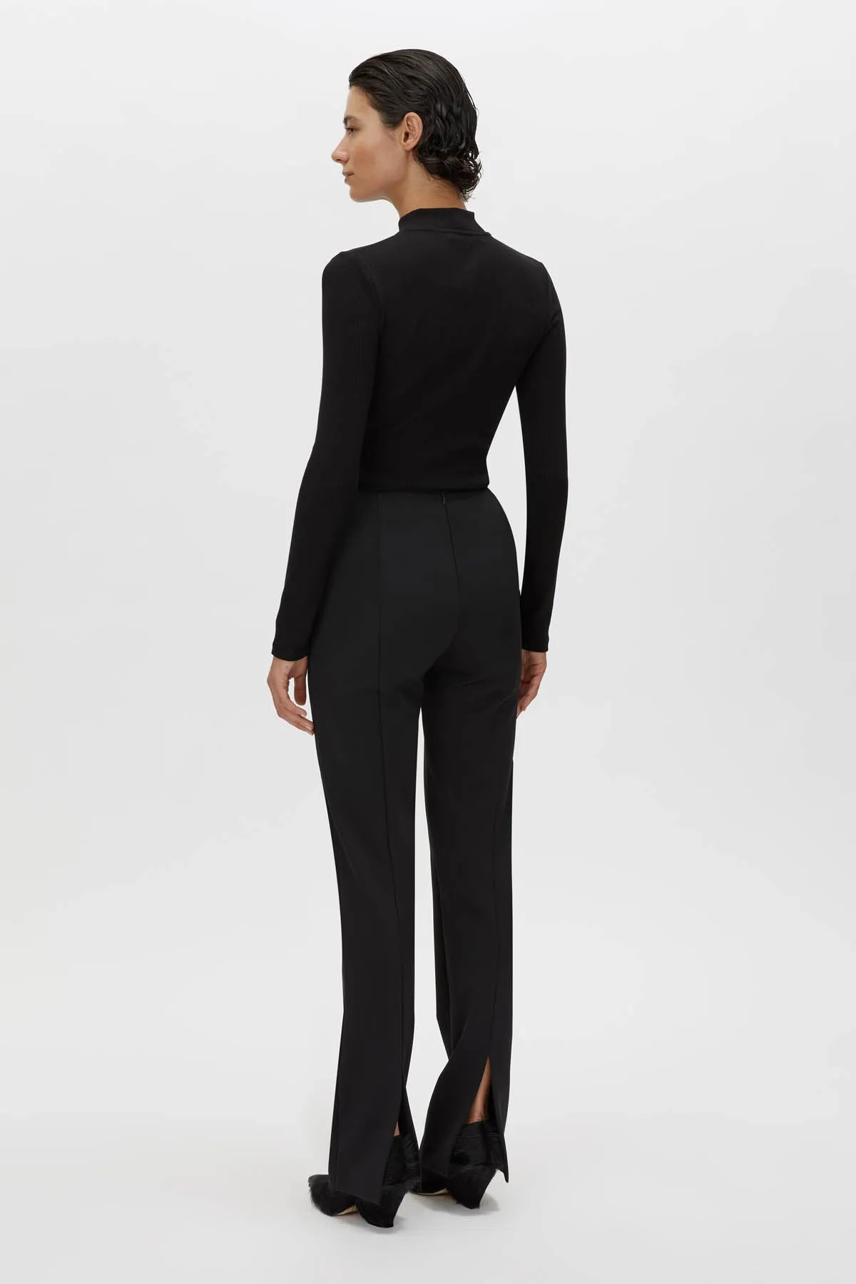 Nora Rib Long Sleeve Top