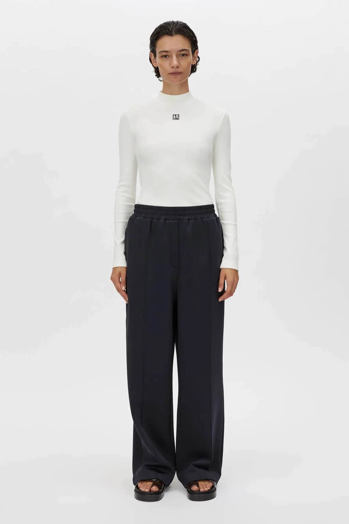 Nora Rib Long Sleeve Top