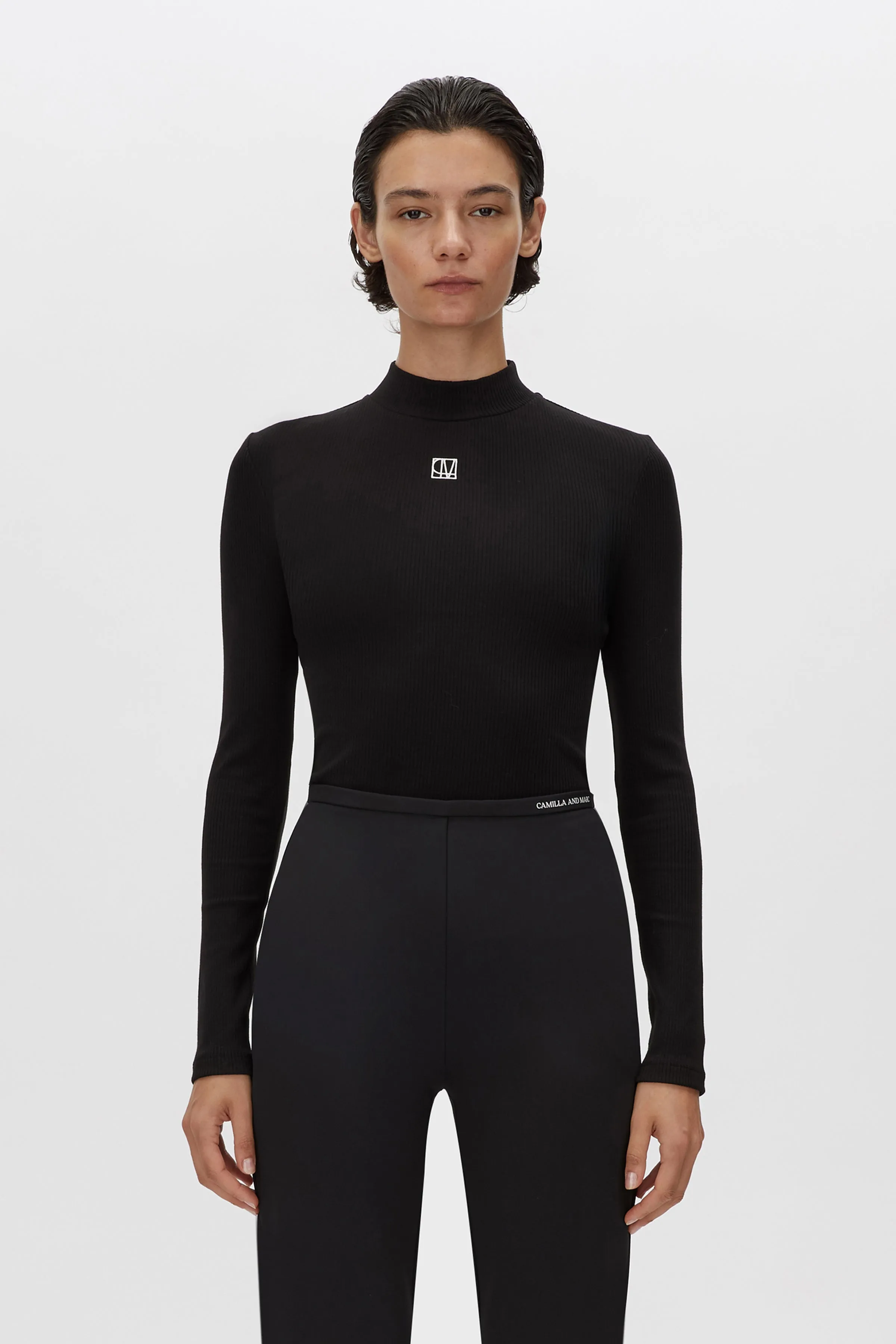 Nora Rib Long Sleeve Top