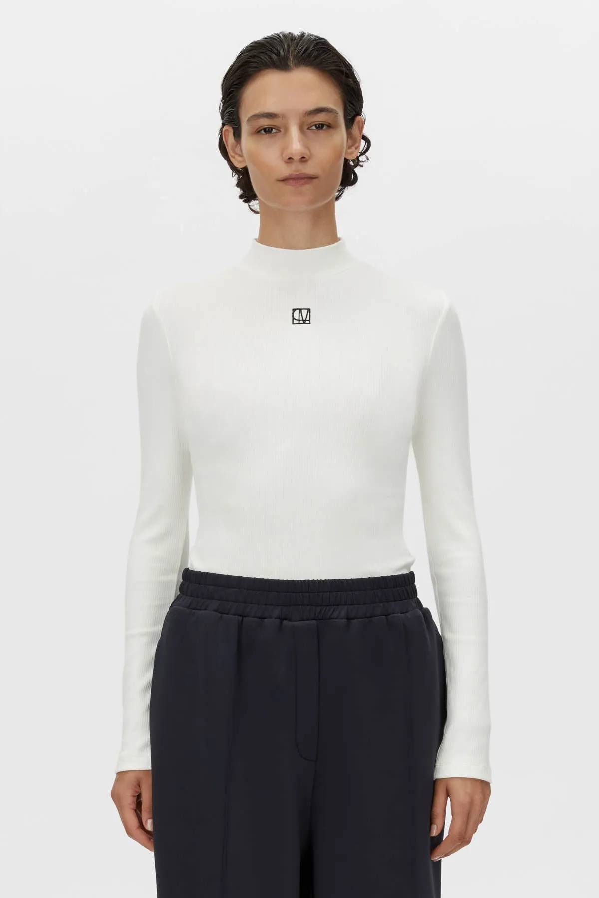 Nora Rib Long Sleeve Top