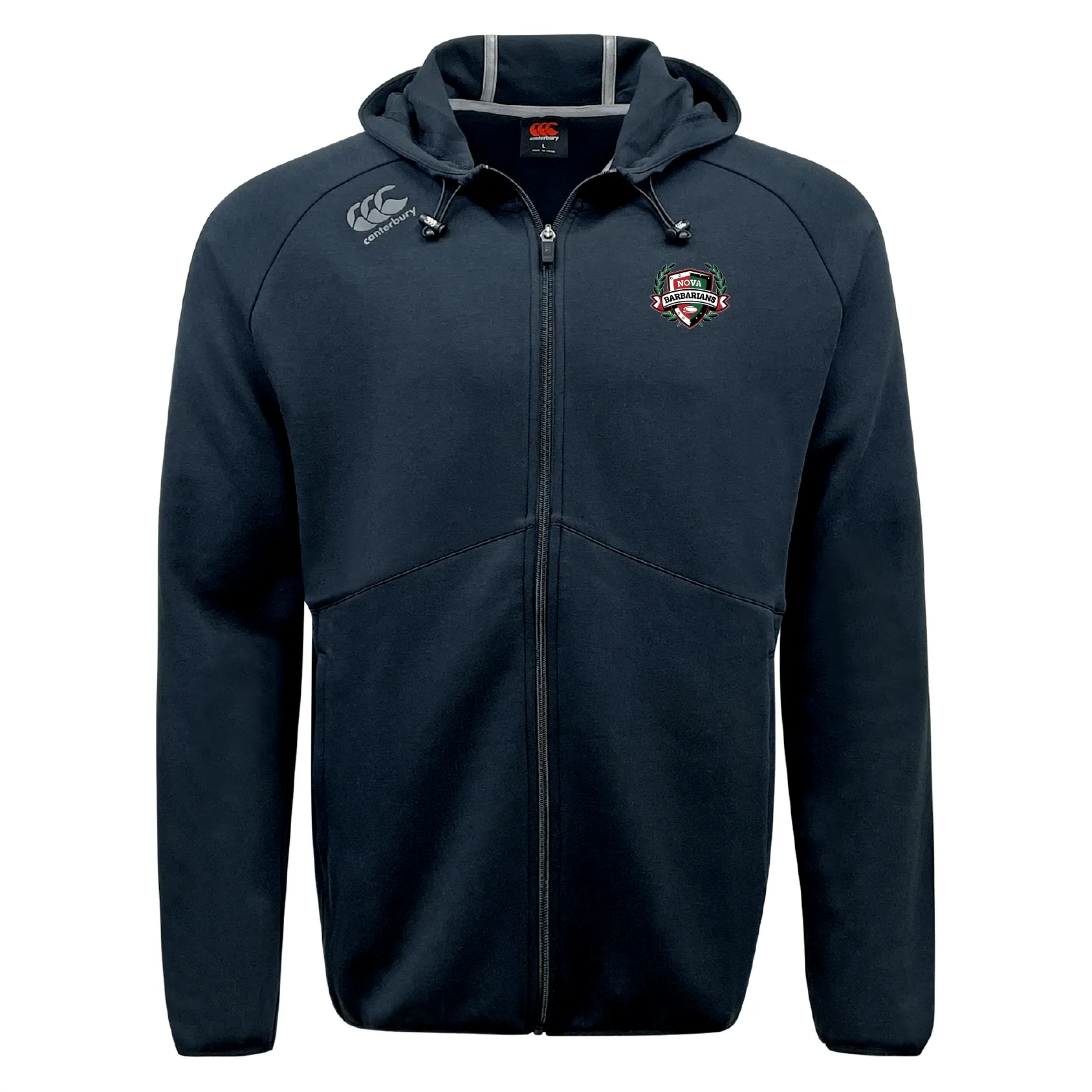 NOVA Barbarians Tempo Vapodri Full-Zip Hoodie by Canterbury