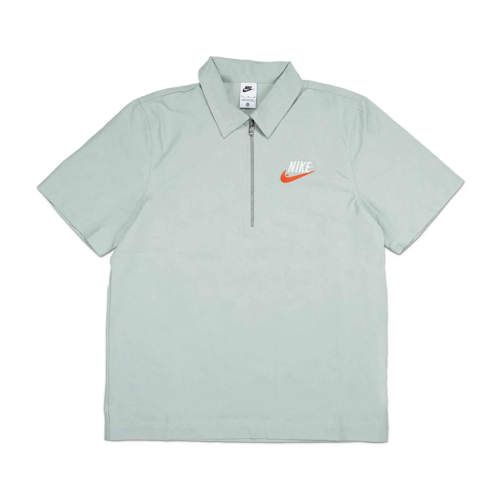 NSW Zip Overshirt DM5283-017 Seafoam
