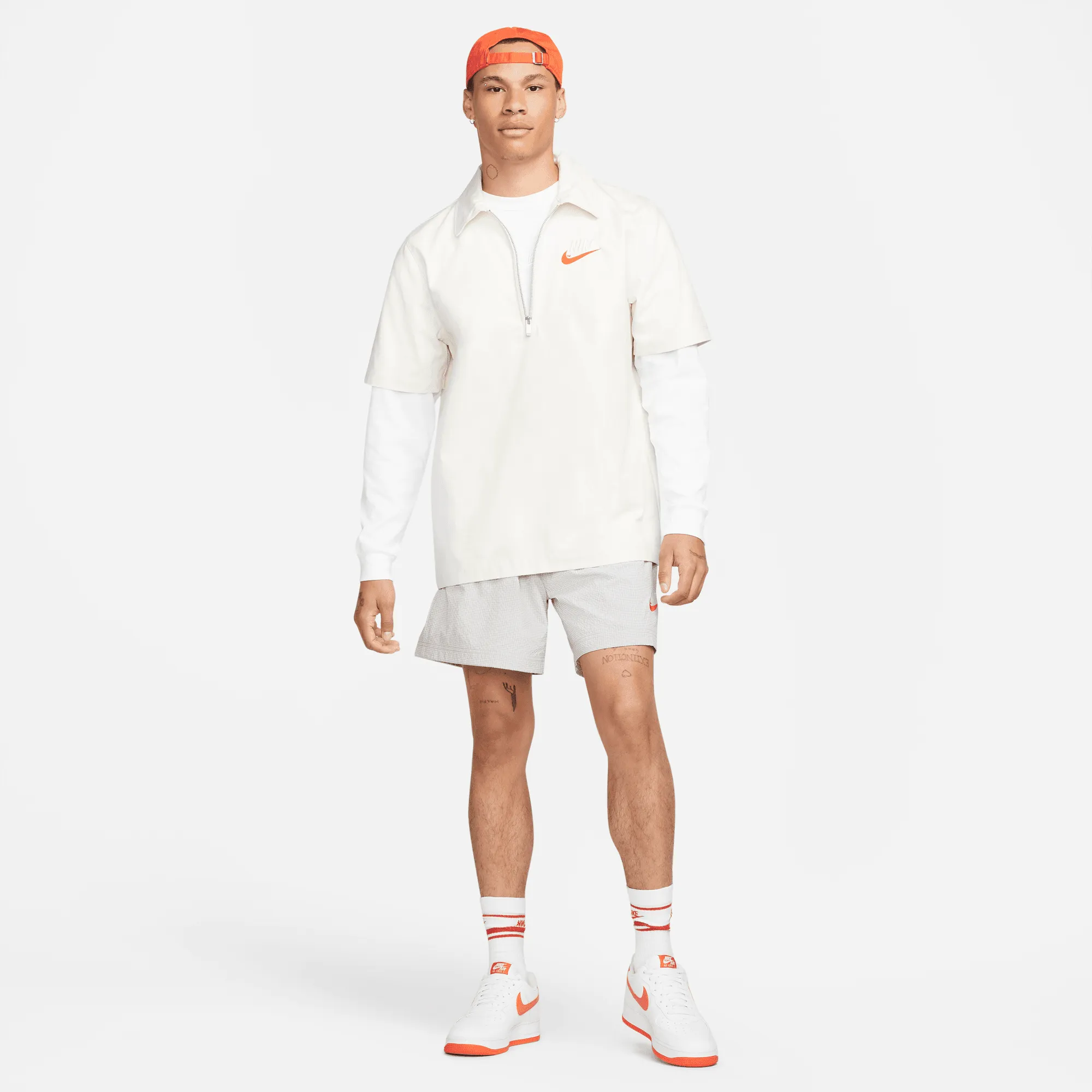 NSW Zip Overshirt DM5283-030 Phantom