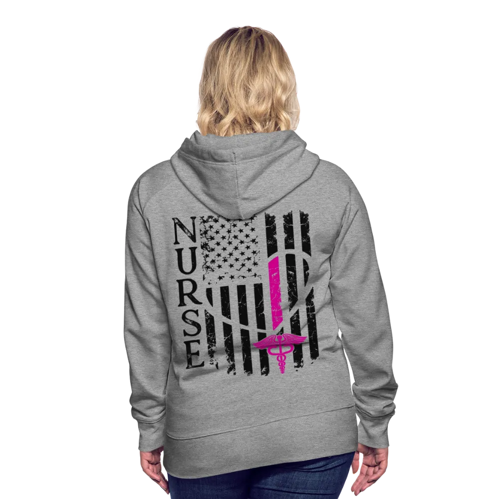 Nurse Flag Women’s Premium Hoodie (CK1806) Updated 