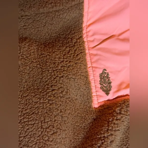 NWT Free People FP Movement Lead the Pack Fleece Neon Coral