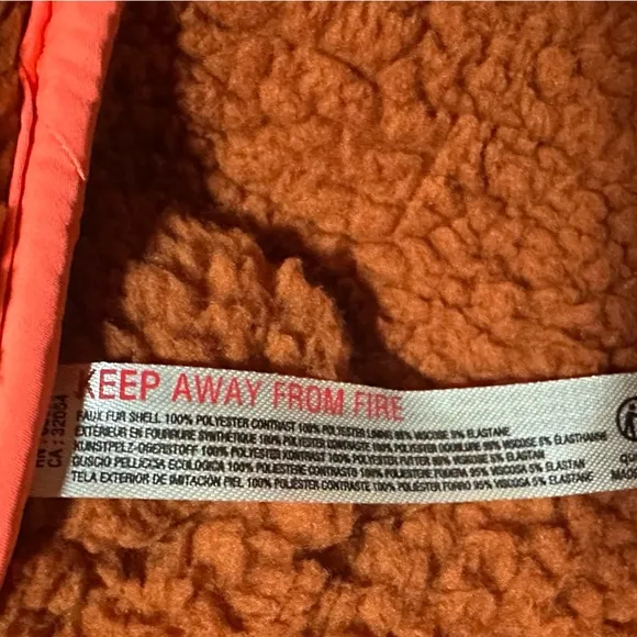 NWT Free People FP Movement Lead the Pack Fleece Neon Coral