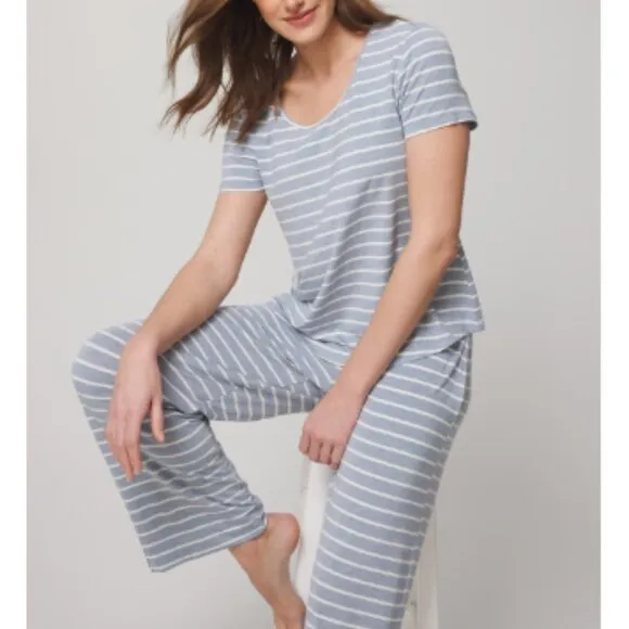 NWT Soma COOL NIGHTS Short Sleeve Pj Set