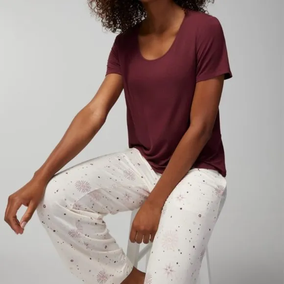 NWT Soma COOL NIGHTS Short Sleeve Pj Set
