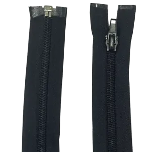 Nylon Open Ended Zip 24" (61cm) With Self Colour Metal Zipper