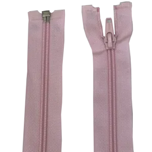 Nylon Open Ended Zip 25" (63cm) With Self Colour Metal Zipper