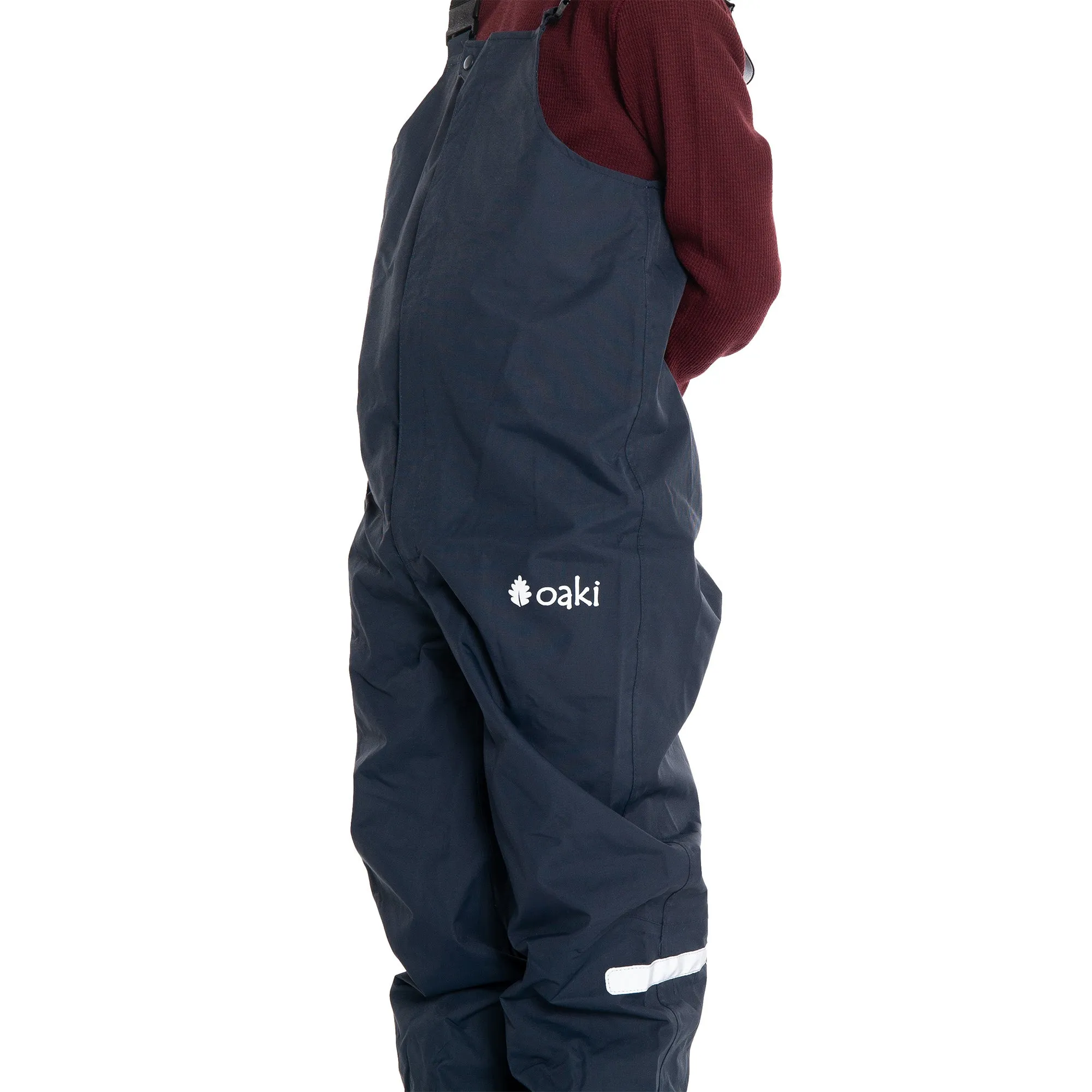 Oakiwear Kids Rain Gear Bibs Pants Fishing Boys Girls, Navy