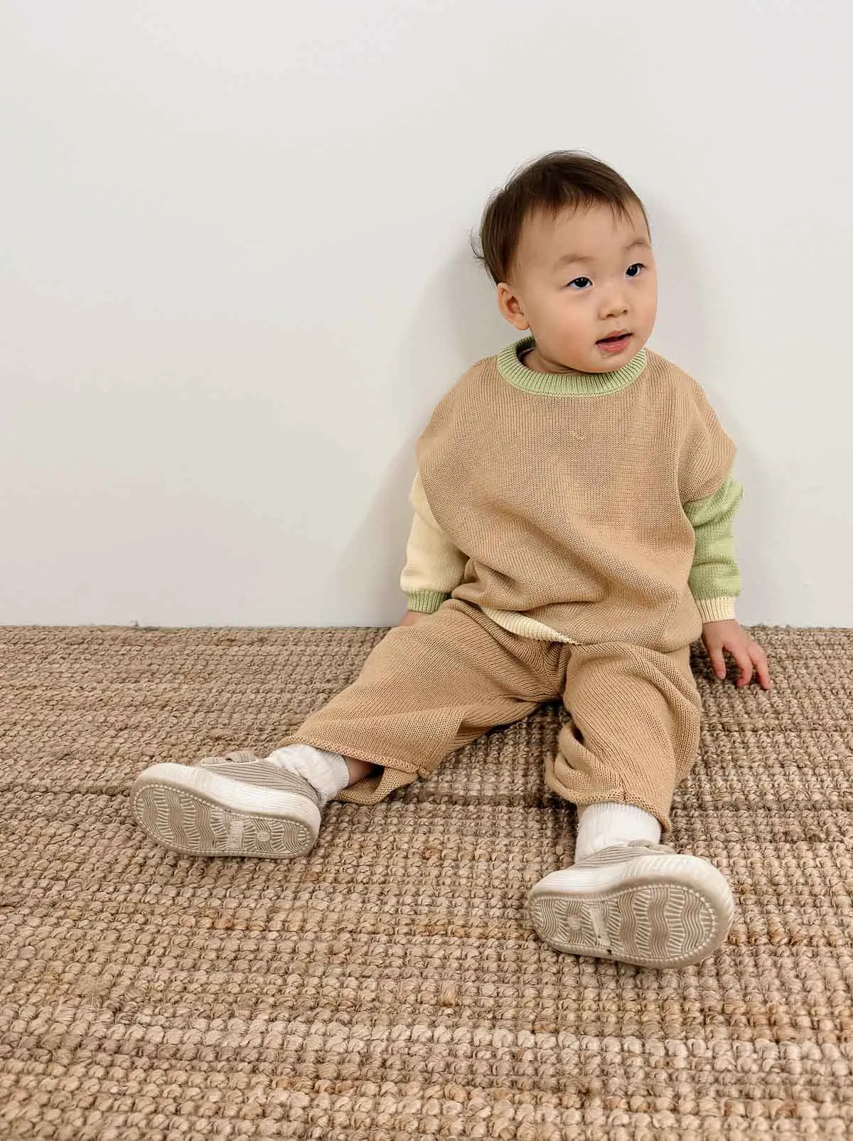 Oakley Unisex Cotton Sweater | Forest Colourblock
