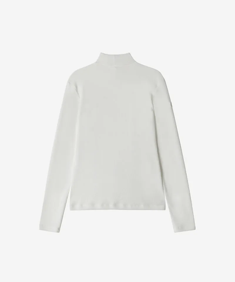 OBER Golf Heating Half Neck T-Shirt - White