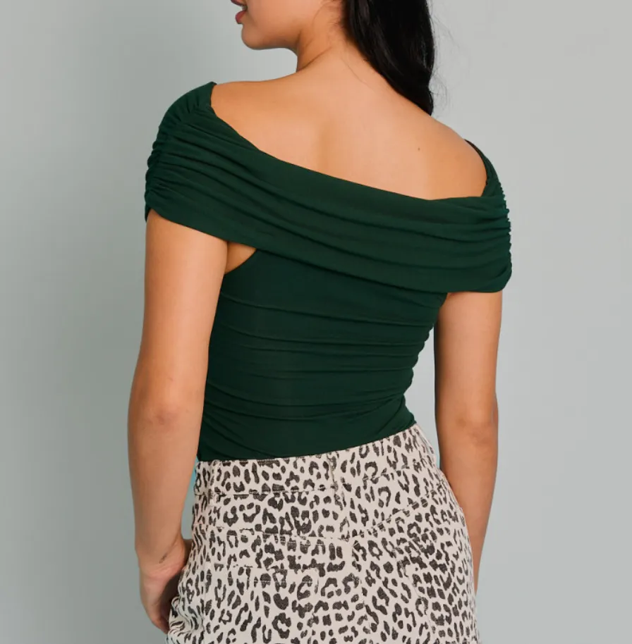 Off Shoulder Wrap Bodysuit