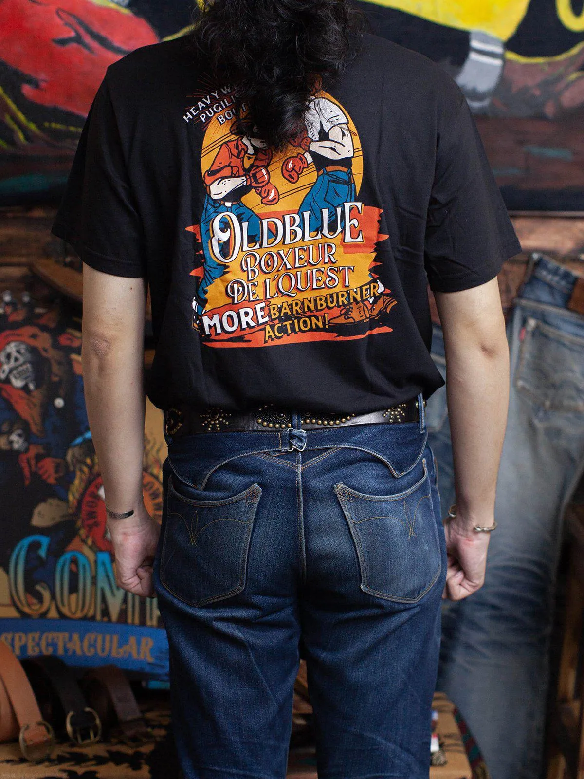 Oldblue Co. x MORE by Morello Tee The Barnburner Black