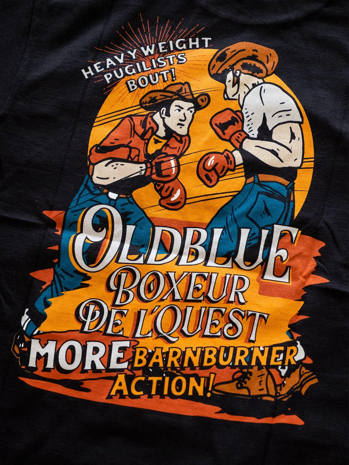 Oldblue Co. x MORE by Morello Tee The Barnburner Black