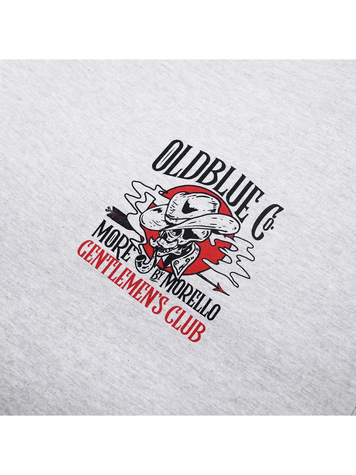 Oldblue Co. x MORE by Morello Tee The Gentlemen's Club Ash Grey