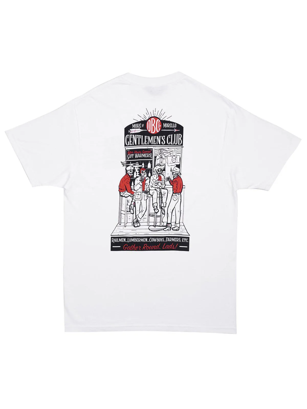 Oldblue Co. x MORE by Morello Tee The Gentlemen's Club White