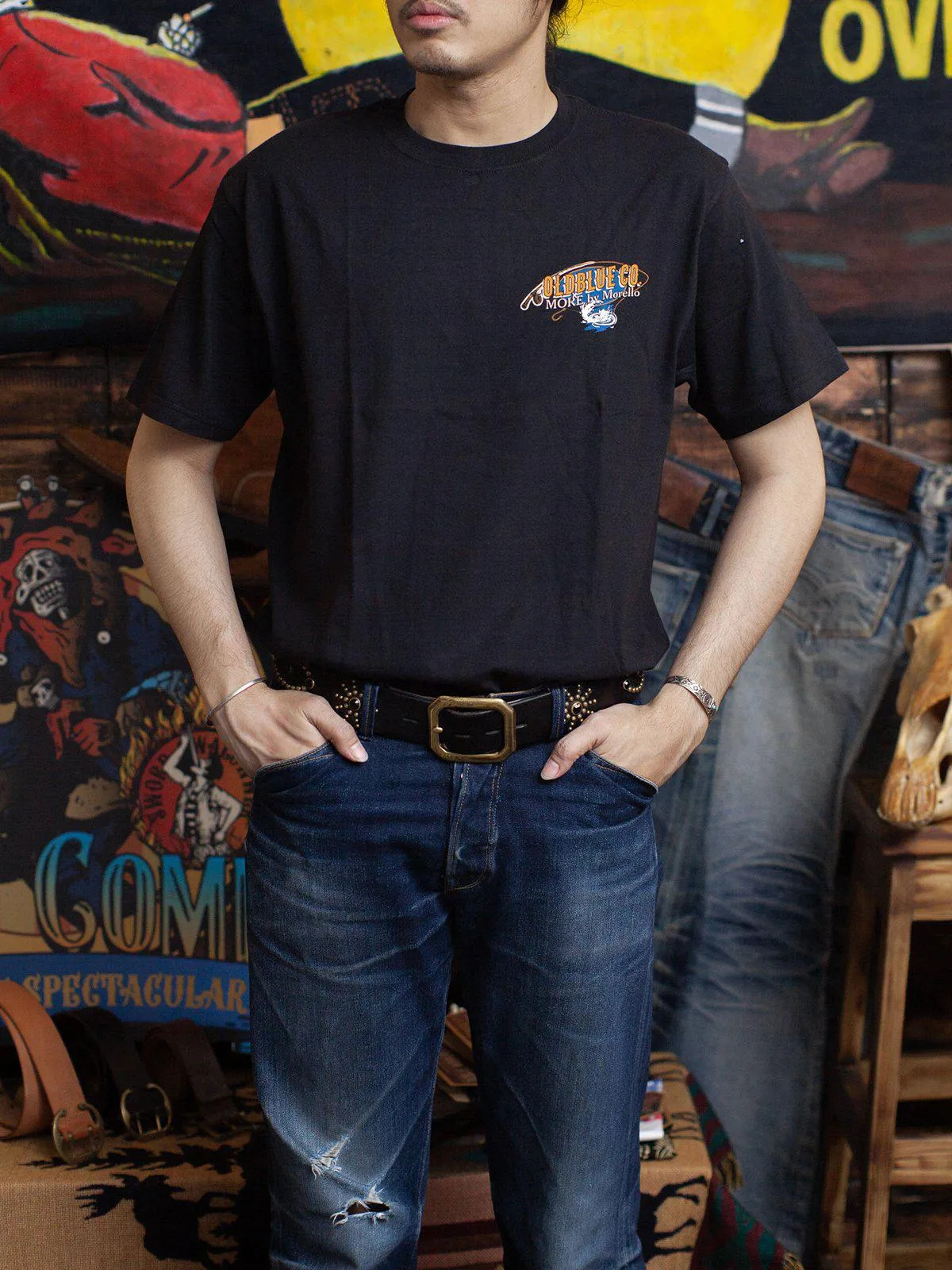Oldblue Co. x MORE by Morello Tee The Outdoor Journeys Black