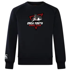 Orca Youth Club Crew Sweatshirt by Canterbury