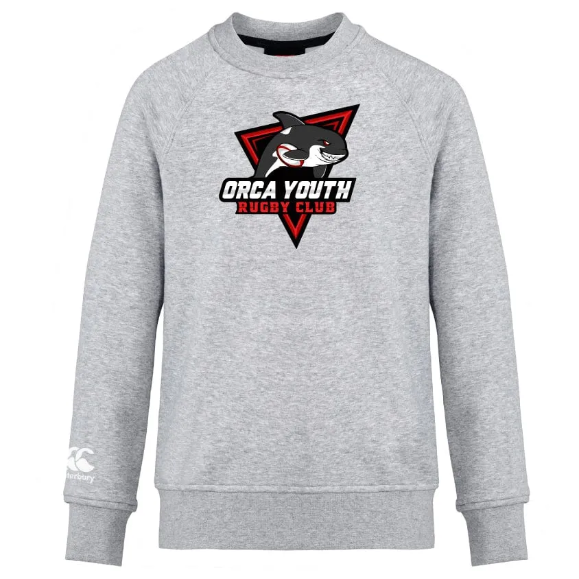 Orca Youth Club Crew Sweatshirt by Canterbury