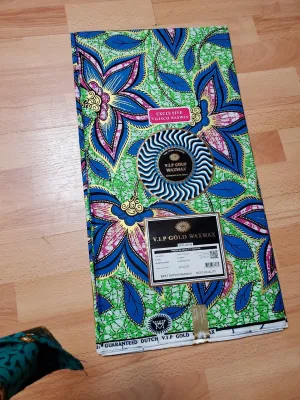 Original African Cotton Wrapper Fabric Holland Imported