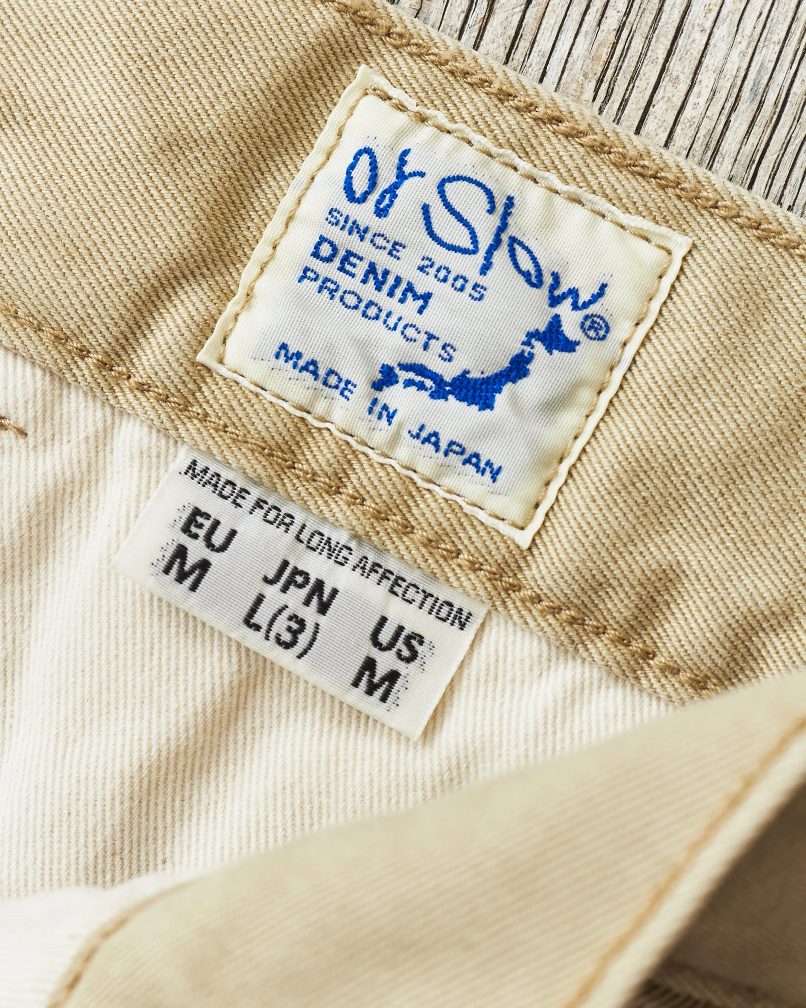 OrSlow 5021 Two Tuck Wide Trousers Khaki