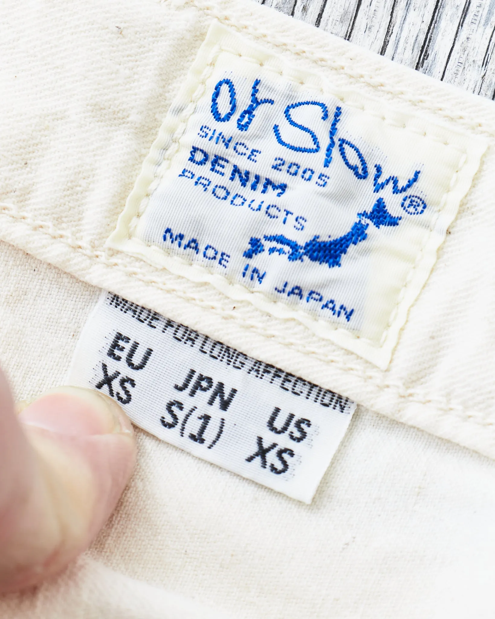 OrSlow Painter Pants Kinari Denim Ecru