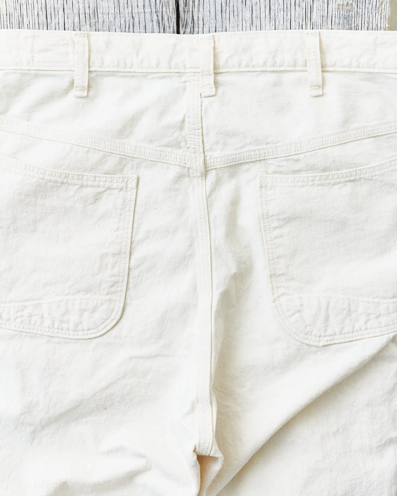 OrSlow Painter Pants Kinari Denim Ecru
