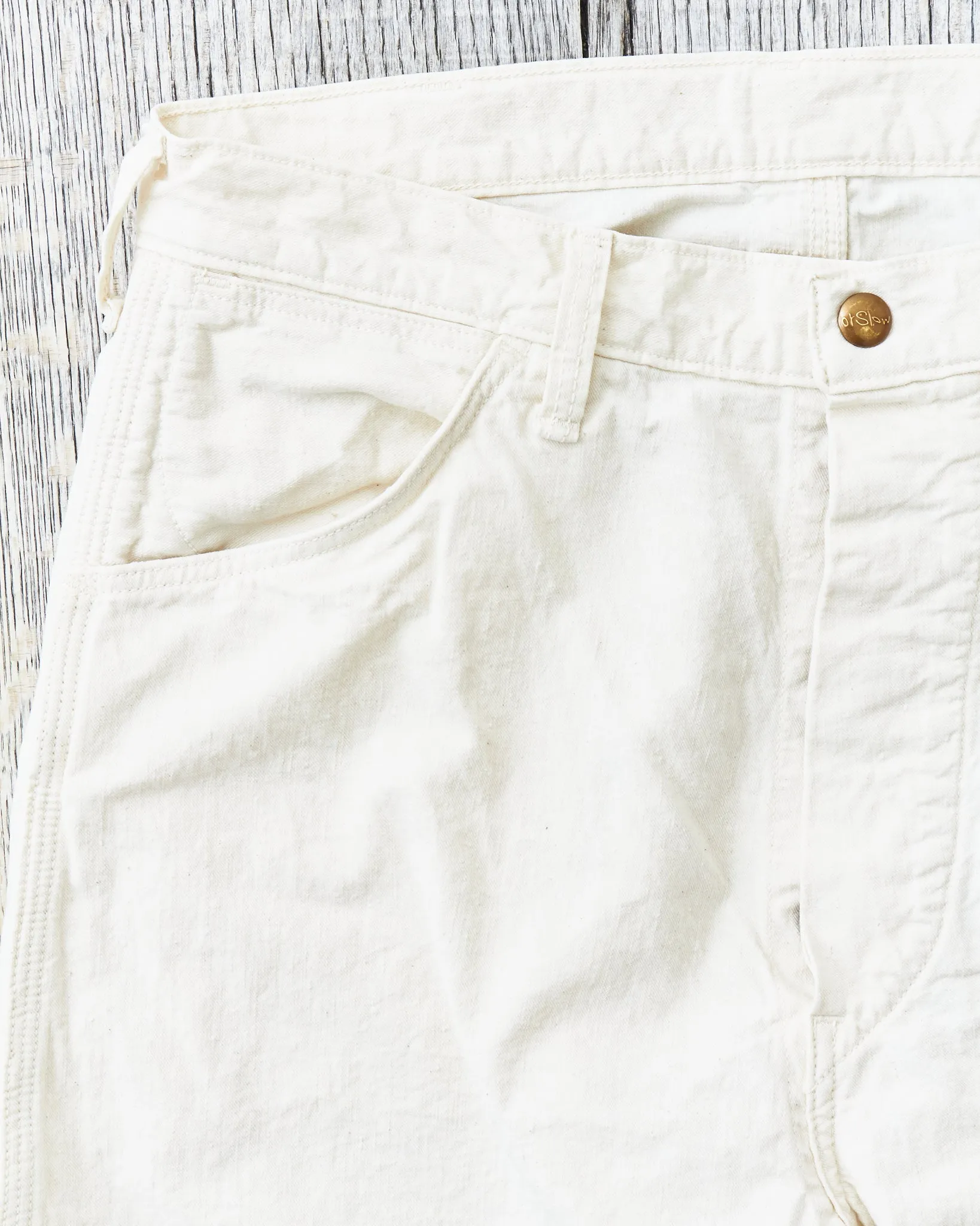 OrSlow Painter Pants Kinari Denim Ecru