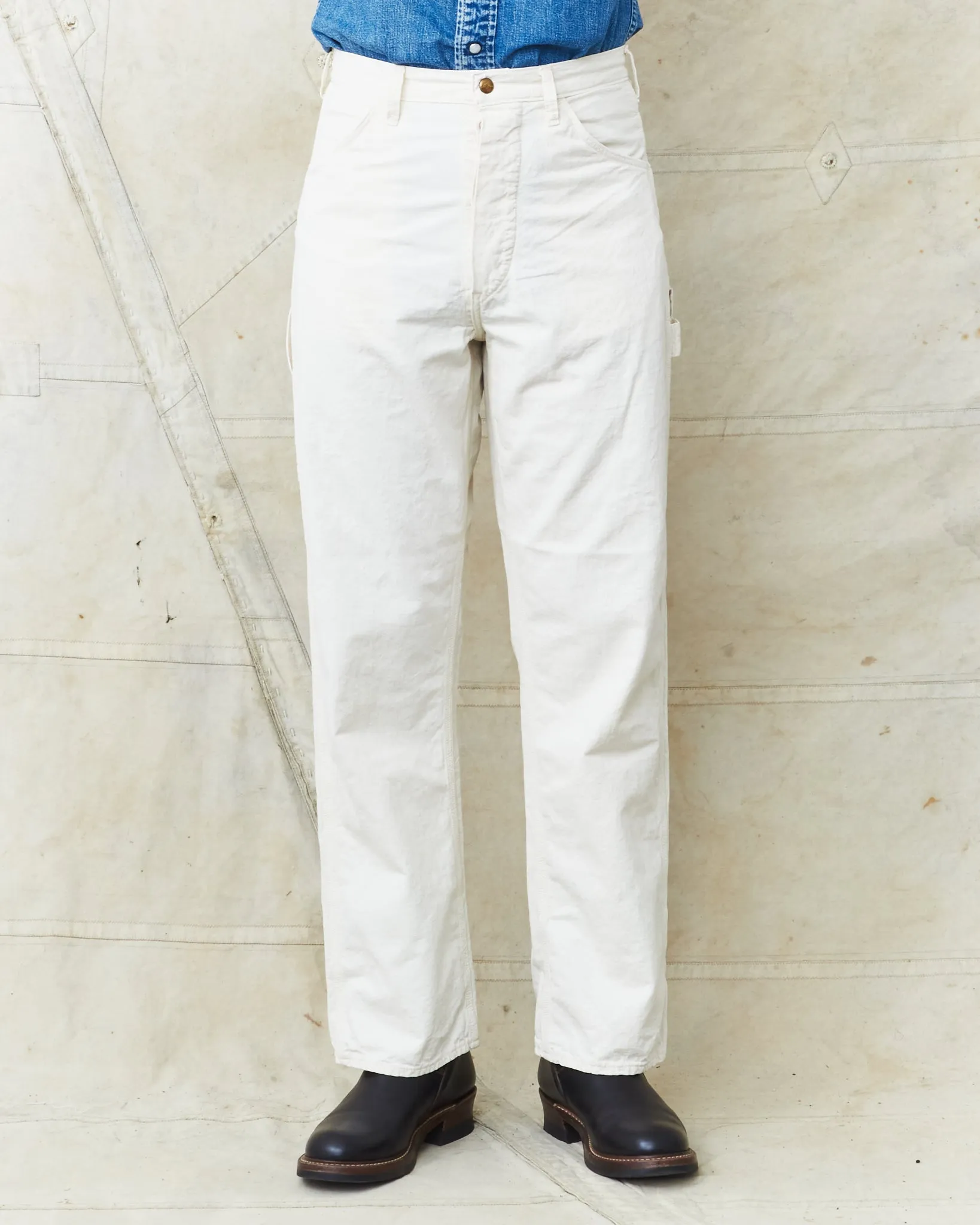 OrSlow Painter Pants Kinari Denim Ecru