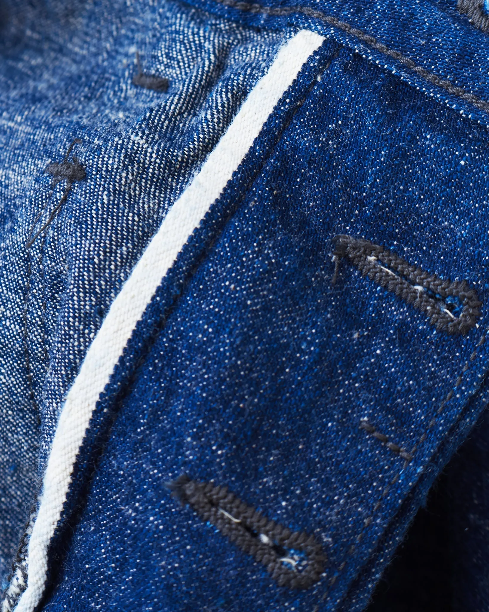 OrSlow Piped Straight Denim Pants