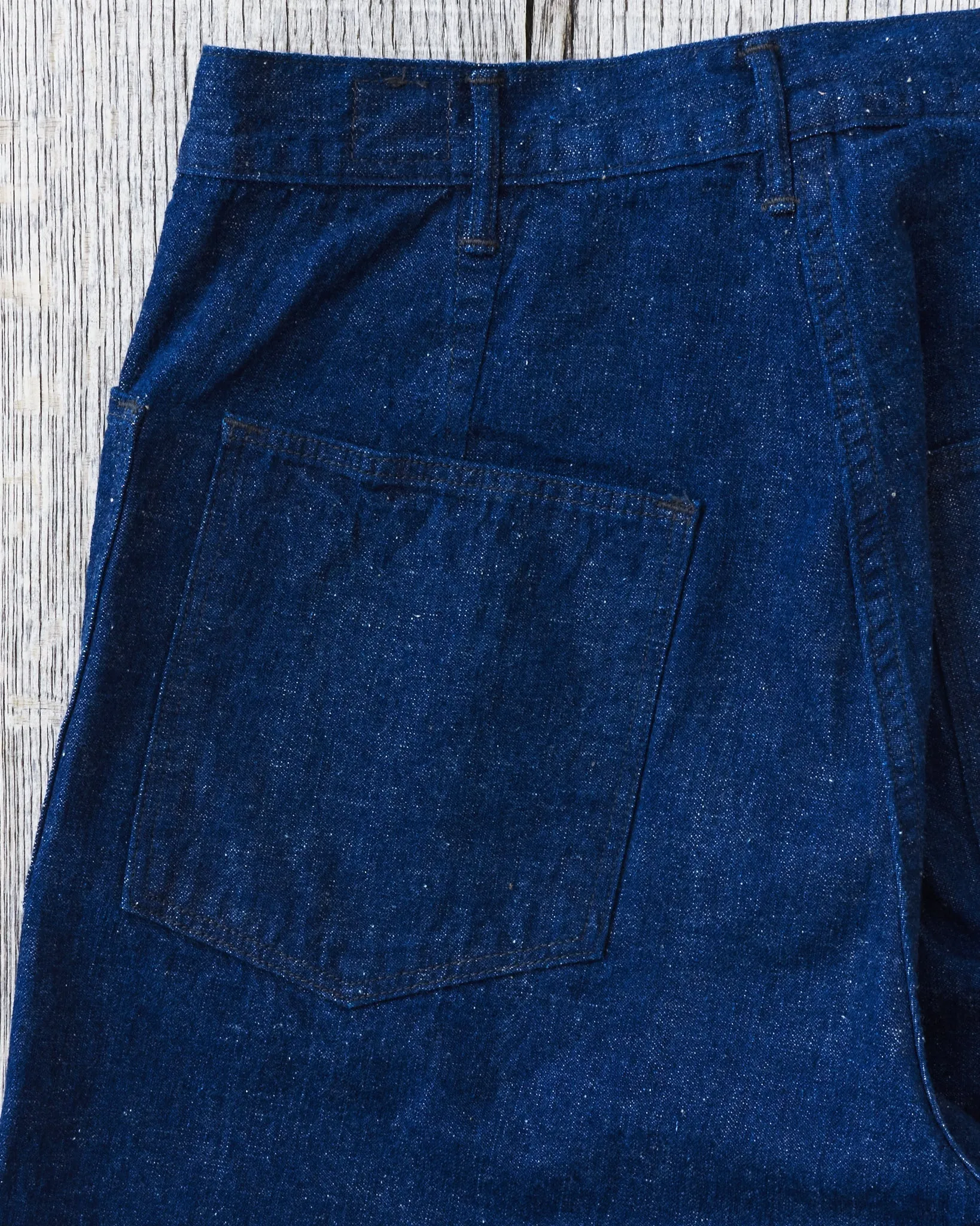 OrSlow Piped Straight Denim Pants