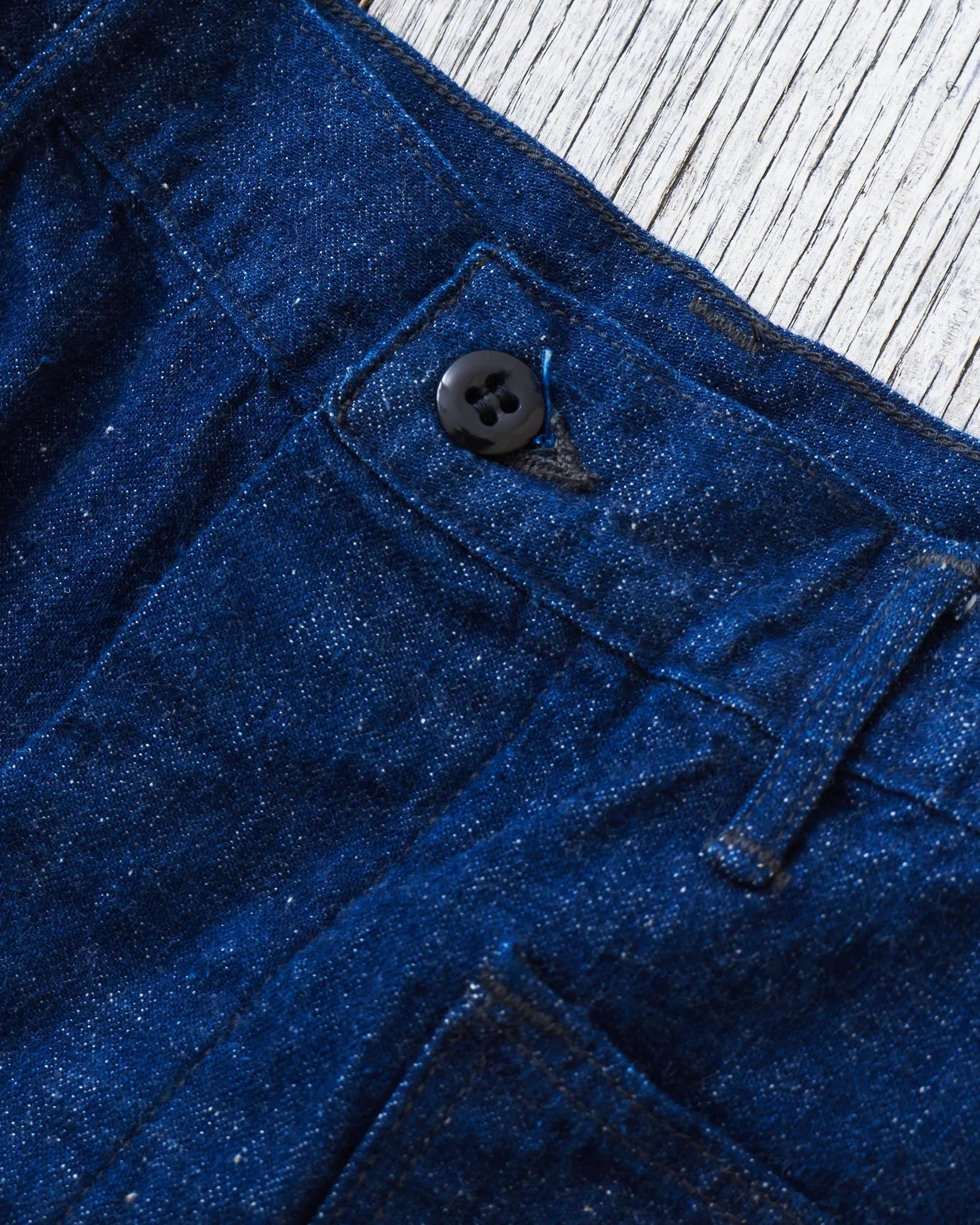 OrSlow Piped Straight Denim Pants