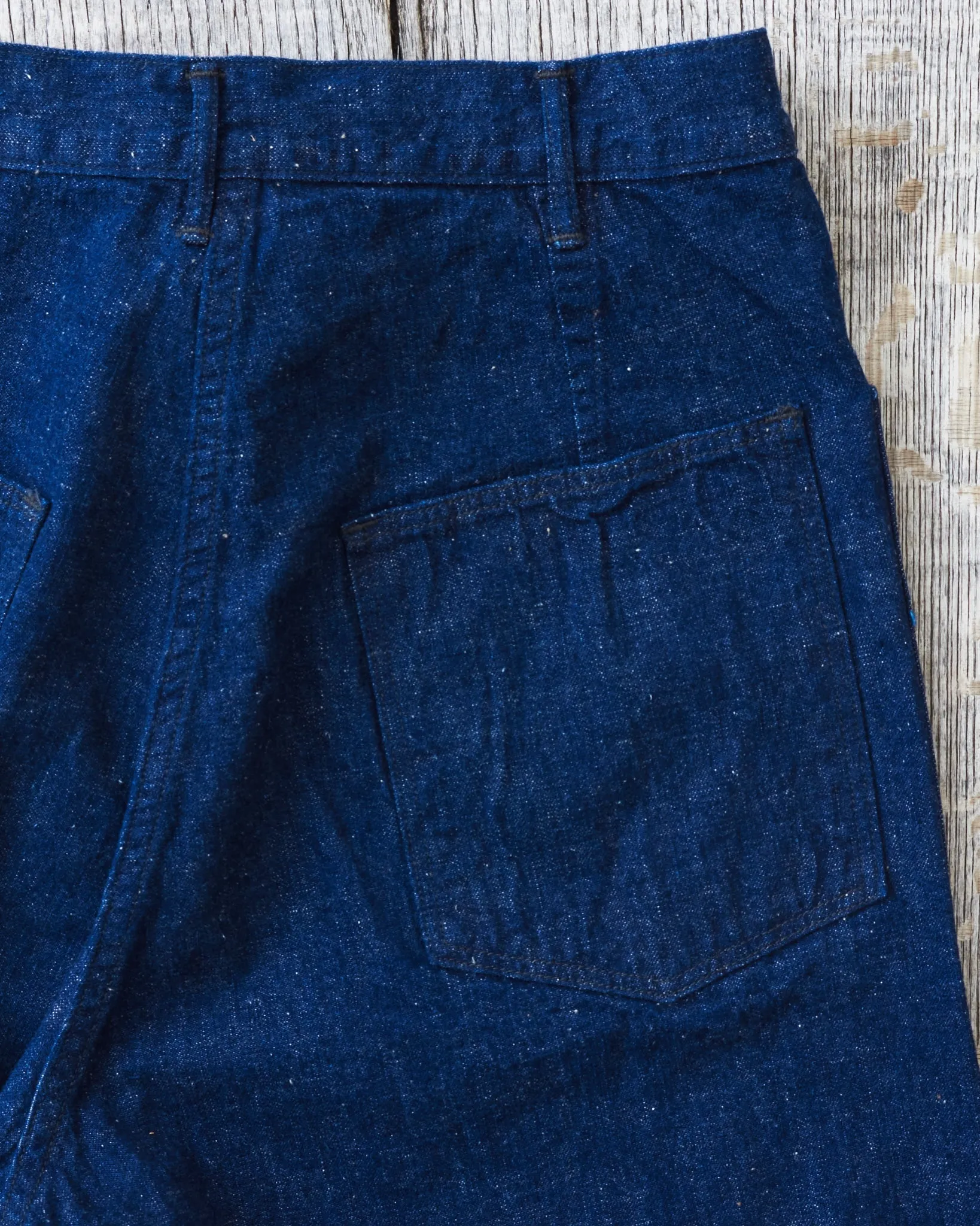 OrSlow Piped Straight Denim Pants