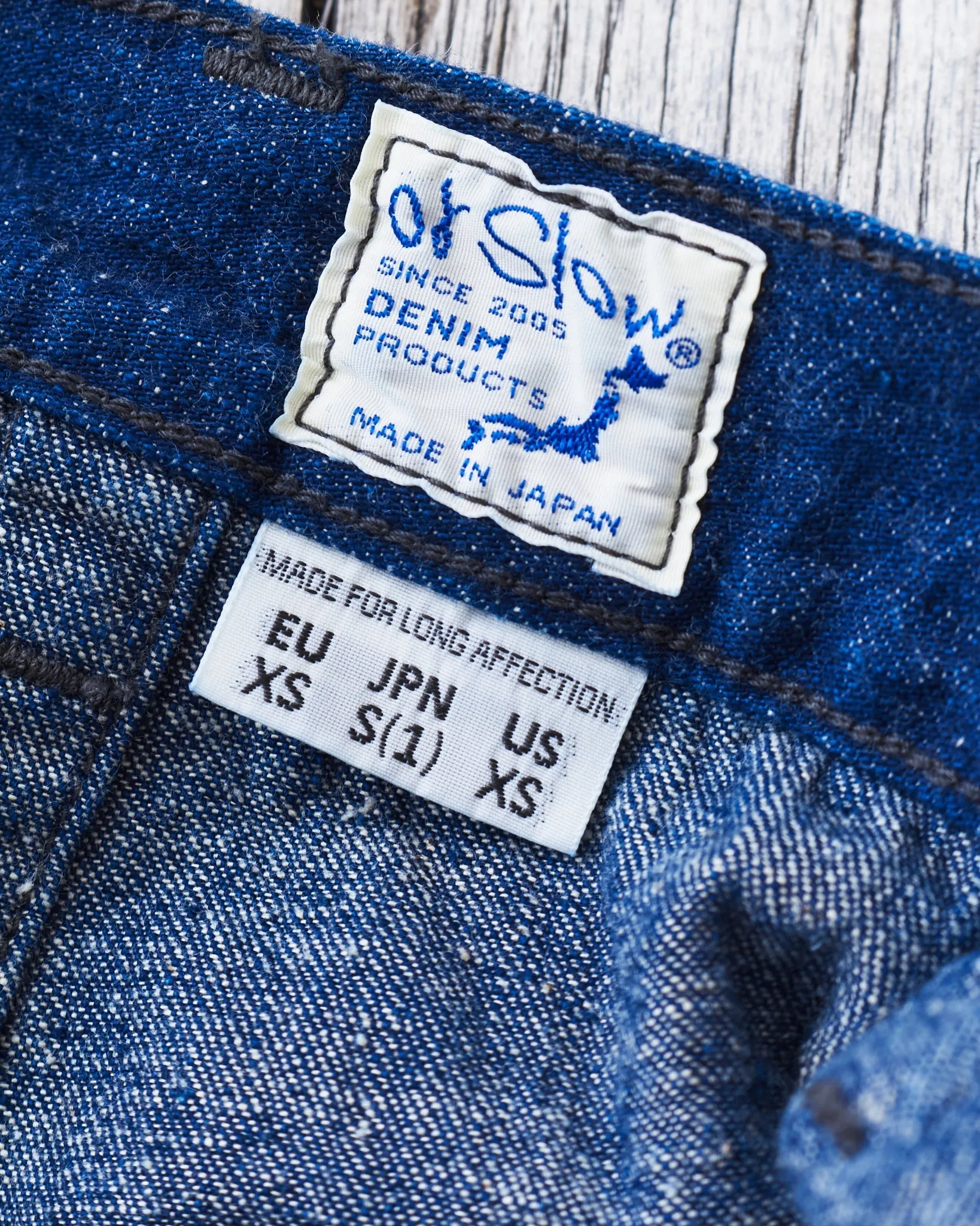 OrSlow Piped Straight Denim Pants
