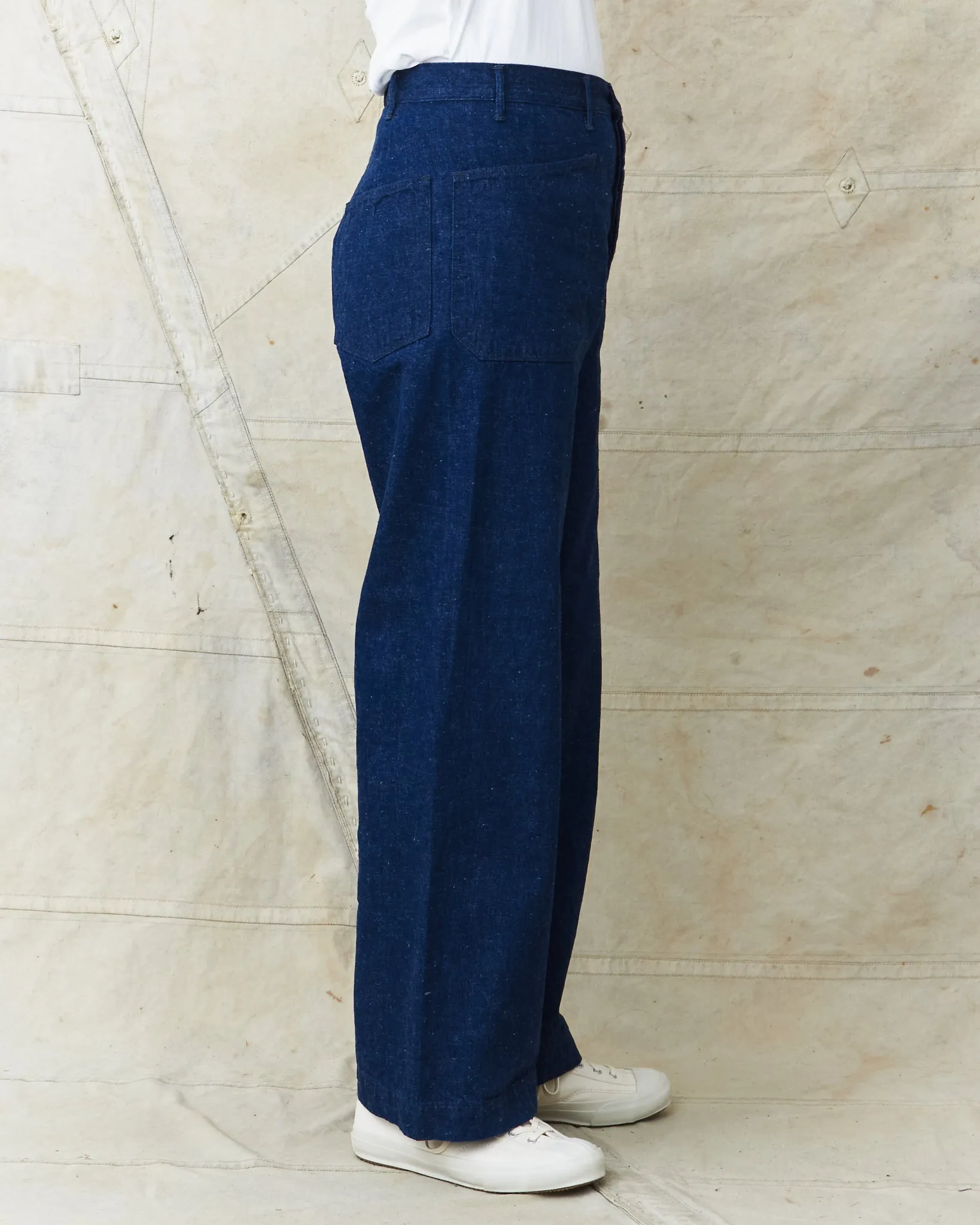 OrSlow Piped Straight Denim Pants