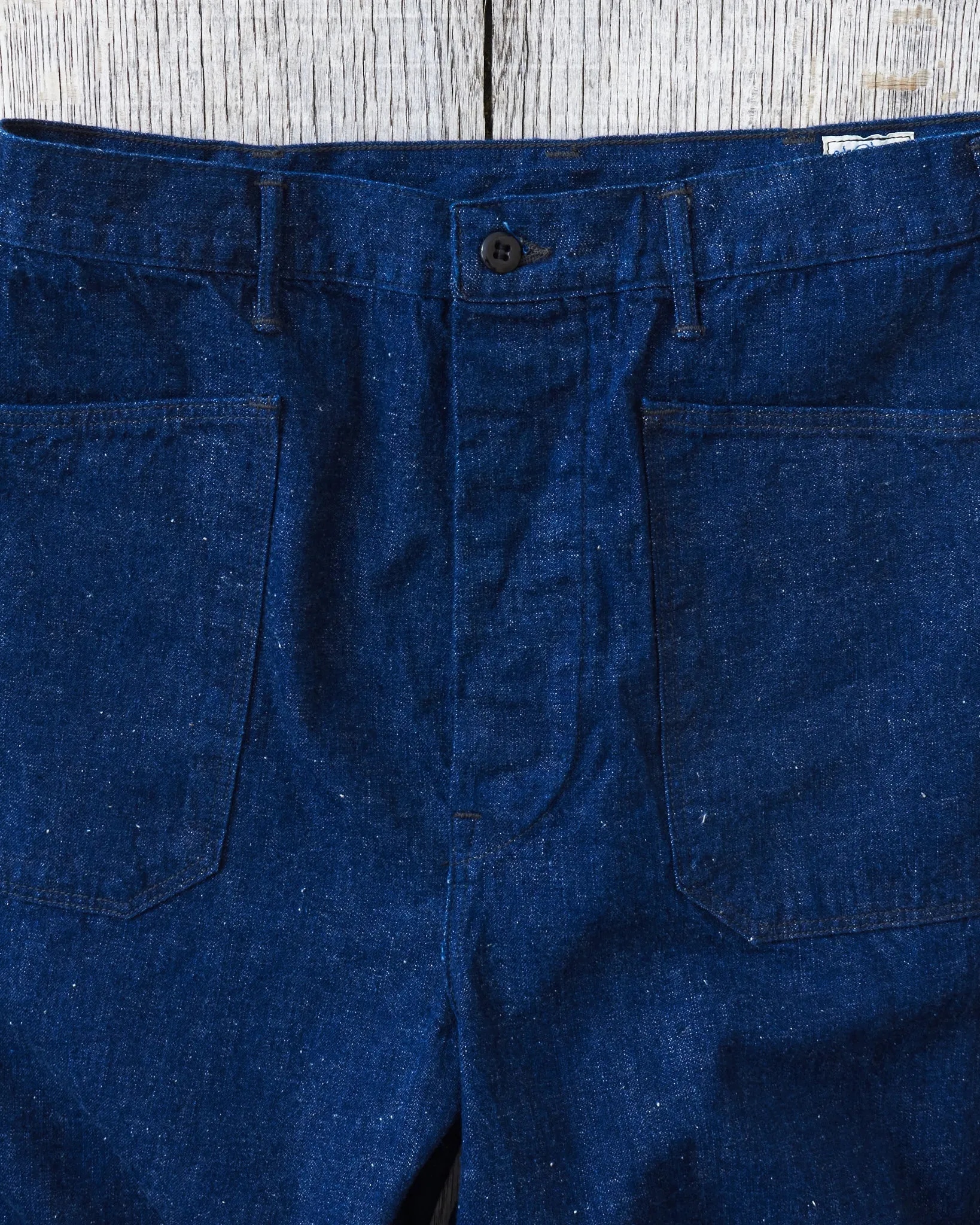 OrSlow Piped Straight Denim Pants