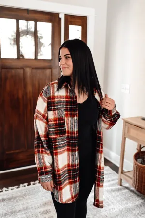 Oversized Plaid Shirt Jacket *FINAL SALE*