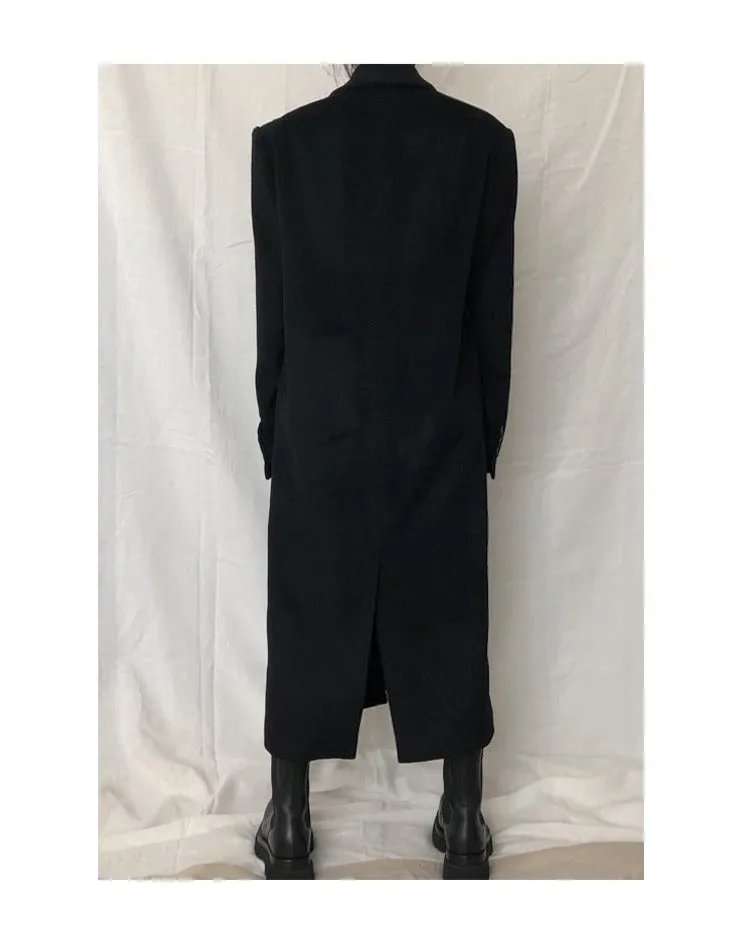 Oversized Single Breasted Wool Cashmere Coat