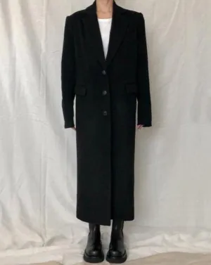 Oversized Single Breasted Wool Cashmere Coat