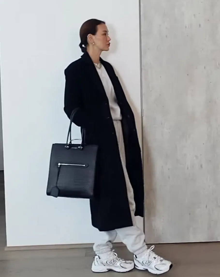Oversized Single Breasted Wool Cashmere Coat