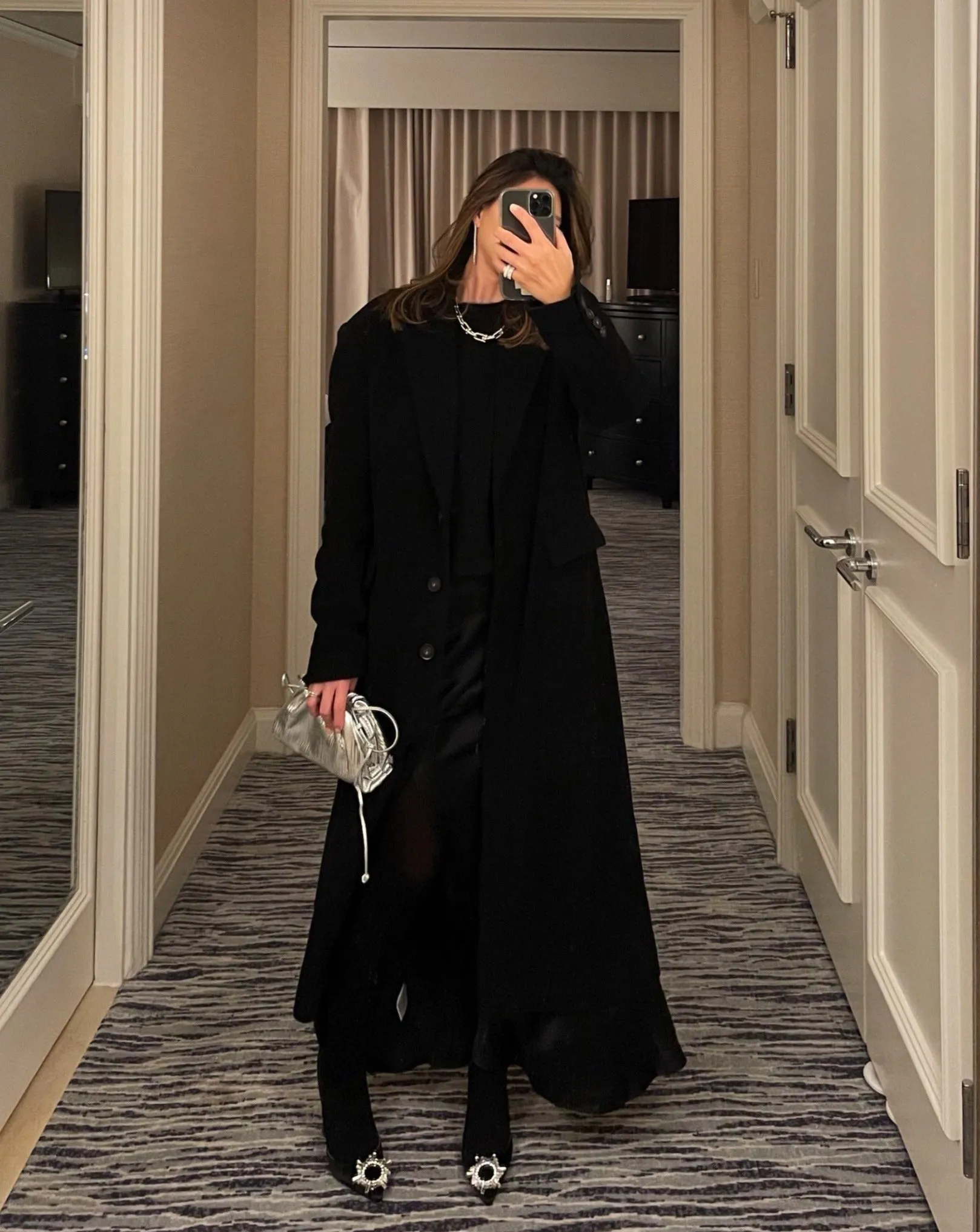Oversized Single Breasted Wool Cashmere Coat