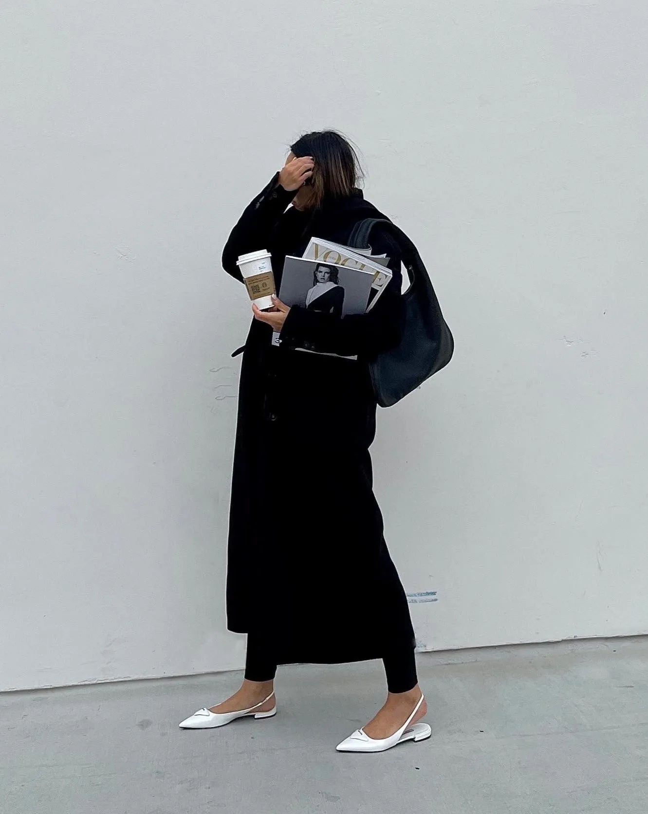 Oversized Single Breasted Wool Cashmere Coat