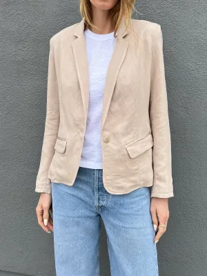 Owen Blazer in Linen - Dune