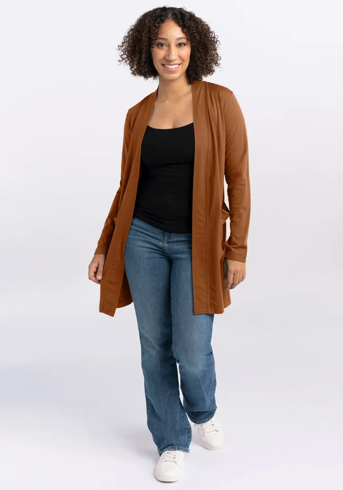 Paisley Cardigan - Sahara Dust
