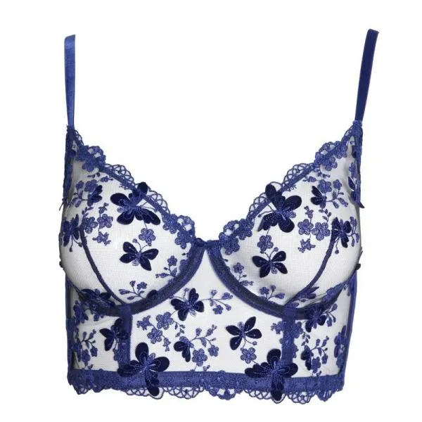 Papillon Bustier - Navy -