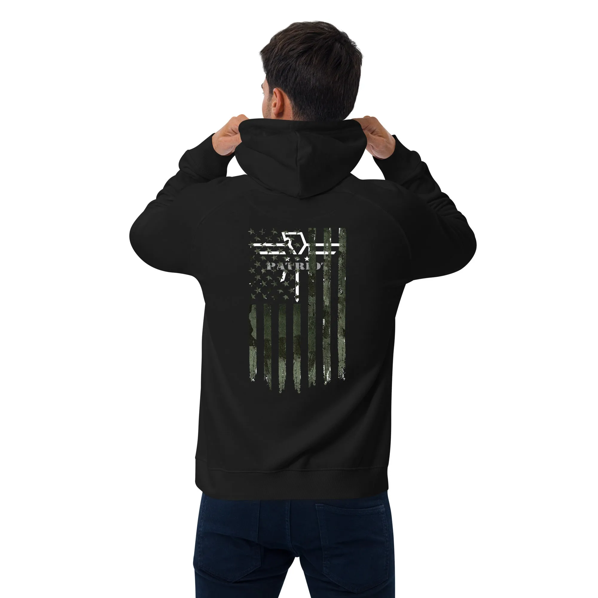 Patriot Veteran Camo Unisex Eco Hoodie